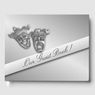 Silver Screen Theatre Masks Guest Book