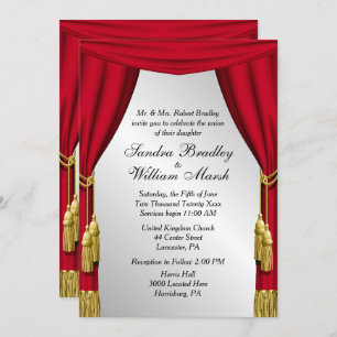 Silver Screen  Wedding Invitation