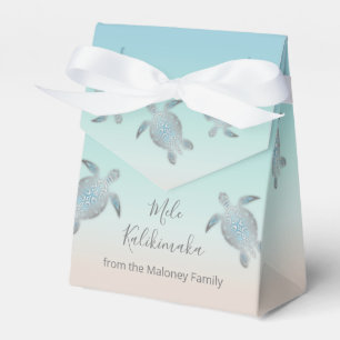 Silver Sea Turtles Mele Kalikimaka Favour Box