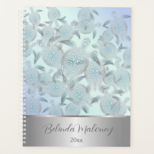 Silver Sea Turtles Pattern Planner