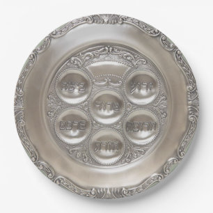 Silver Seder Plate