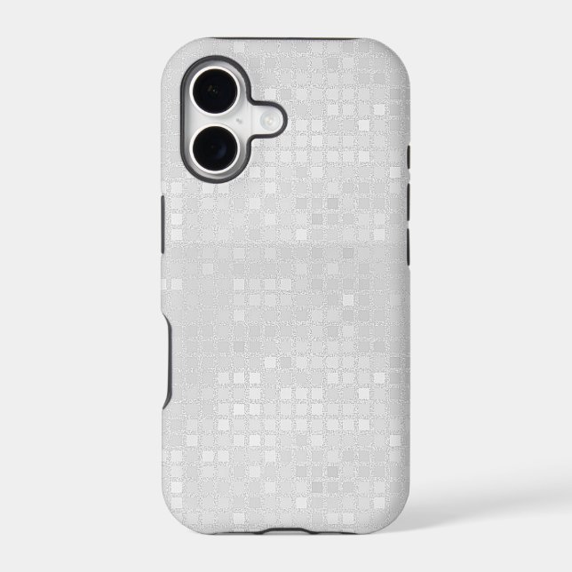 Silver Sequin Effect Phone Cases (Back)