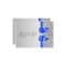 Silver Sequins Diamond Royal Blue Bow Wedding RSVP