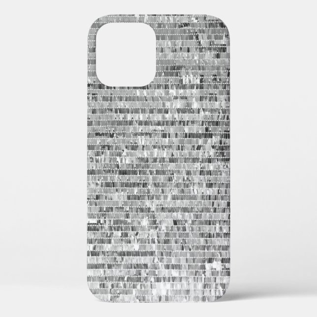 Silver sequins, glamourous seamless background. Case-Mate iPhone case (Back)