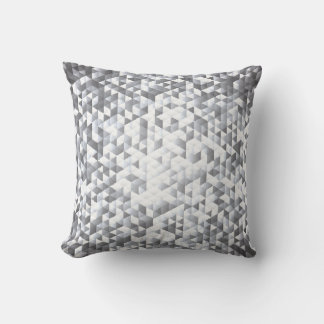 Silver Sequins: Glittering Mosaic Background Cushion