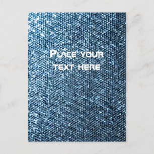Silver Sequins Postcard