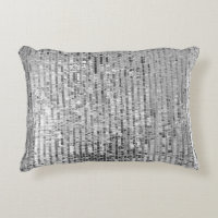 Silver sequins seamless pattern