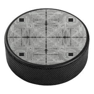 Silver Serenade Hockey Puck