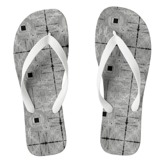 Silver Serenade Thongs (Footbed)