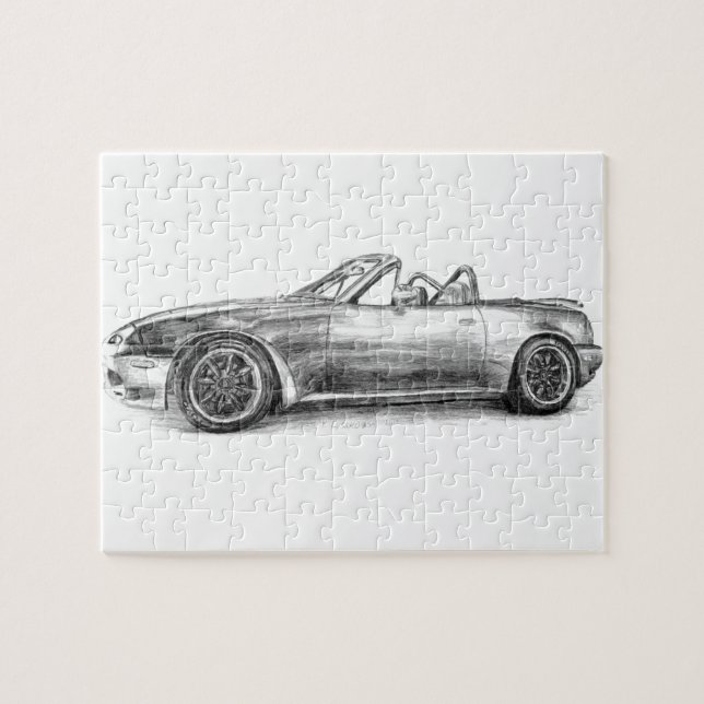 Silver Shadow MX5 Jigsaw Puzzle (Horizontal)