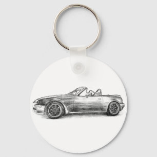 Silver Shadow MX5 Key Ring