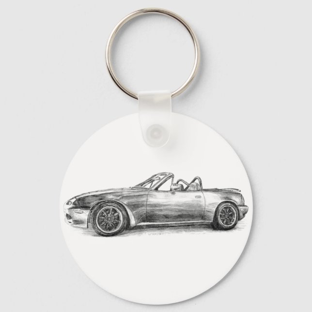 Silver Shadow MX5 Key Ring (Front)