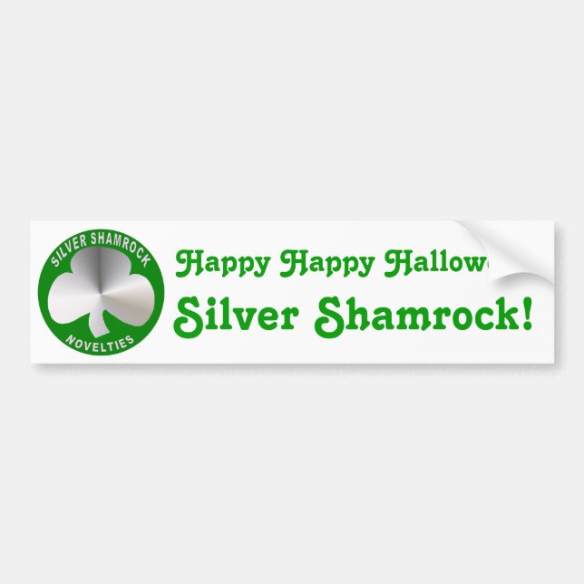 Silver Shamrock Novelties Bumper Sticker (Front)