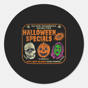 Silver Shamrock Novelties Halloween Specials  Classic Round Sticker