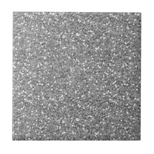 Silver Shimmer Glitter Tile
