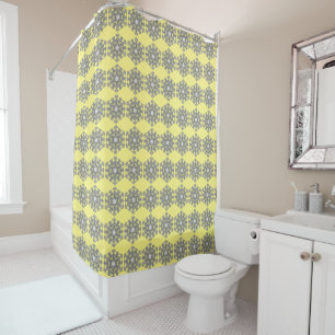 Silver Shower Curtain