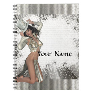 Silver showgirl notebook