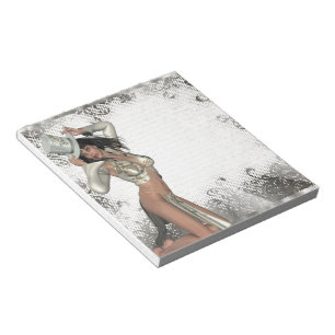 Silver showgirl notepad