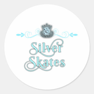 Silver Skates Stickers
