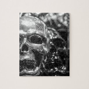 Silver Skull Jigsaw Puzzle