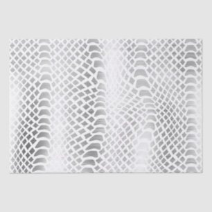 Silver Snake Print Tissue Paper