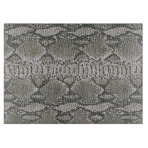 Silver Snake Skin Cutting Board