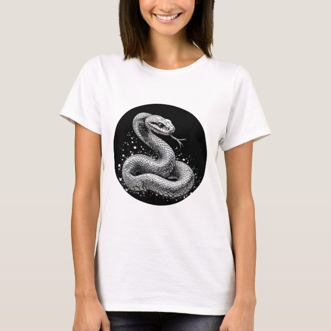 Silver snake T-Shirt (Front)