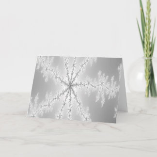 Silver Snowflake Card