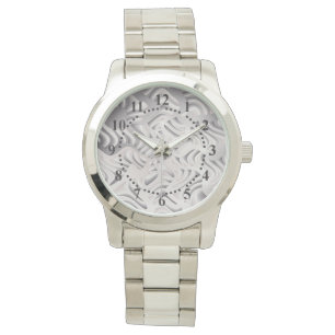 silver snowflake watch