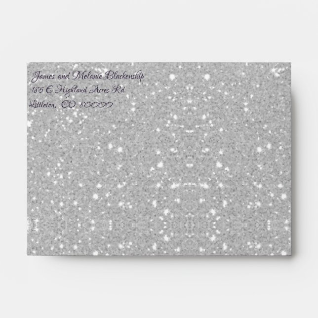 silver sparkle envelope (Front)