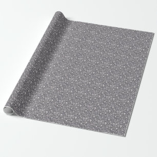 Silver Sparkly Glittery Vibrant Wrapping Paper