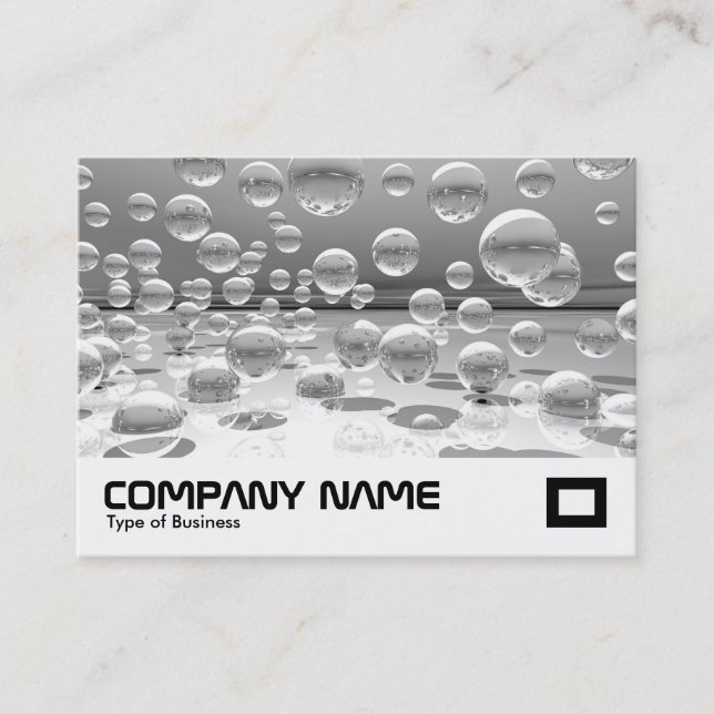 Silver Spheres Business Card (Front)
