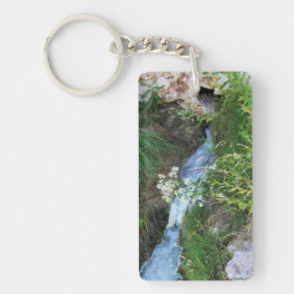 Silver spring key ring