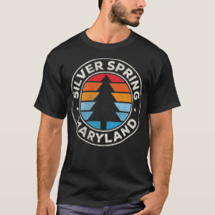 Silver Spring Maryland MD Vintage Graphic Retro 70 T-Shirt