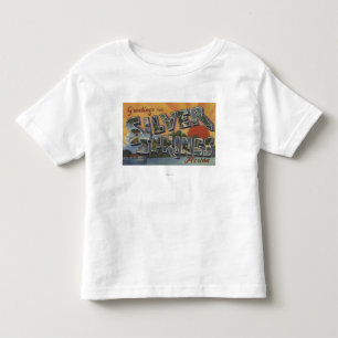 Silver Springs, Florida - Large Letter Scenes 2 Toddler T-Shirt