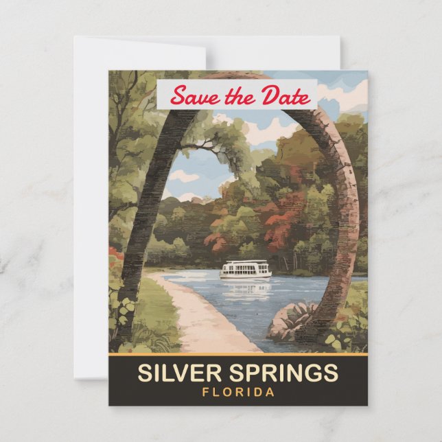 Silver Springs, Florida,  Save The Date (Front)
