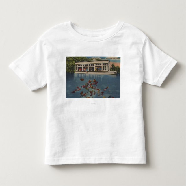 Silver Springs, Florida - View of Riverboat & Toddler T-Shirt (Front)