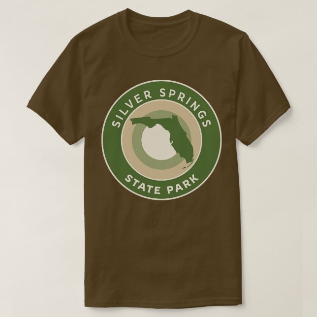 Silver Springs State Park Florida Bullseye T-Shirt (Design Front)