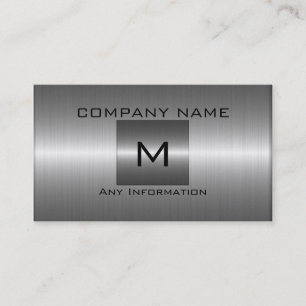 Silver Stainless Steel Metal Business Card
