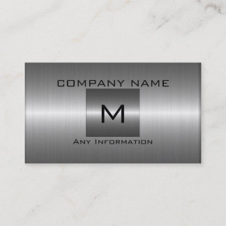 Silver Stainless Steel Metal Business Card