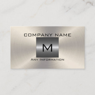 Silver Stainless Steel Metal Business Card