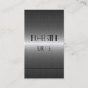 Silver Stainless Steel Metal Business Card