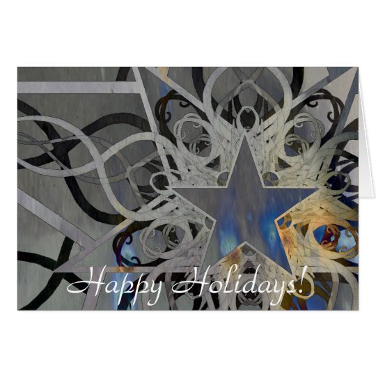 Silver Star Holiday Card
