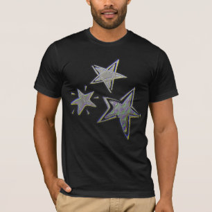 Silver Stars Christmas T-shirt