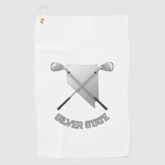 Silver State Nevada  Golf Towel