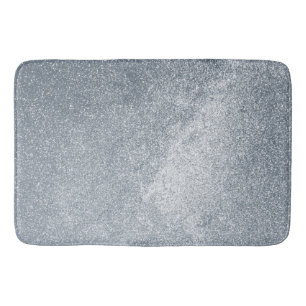 Silver Stone Gary Gold Marble Purple Glitter Bath Mat