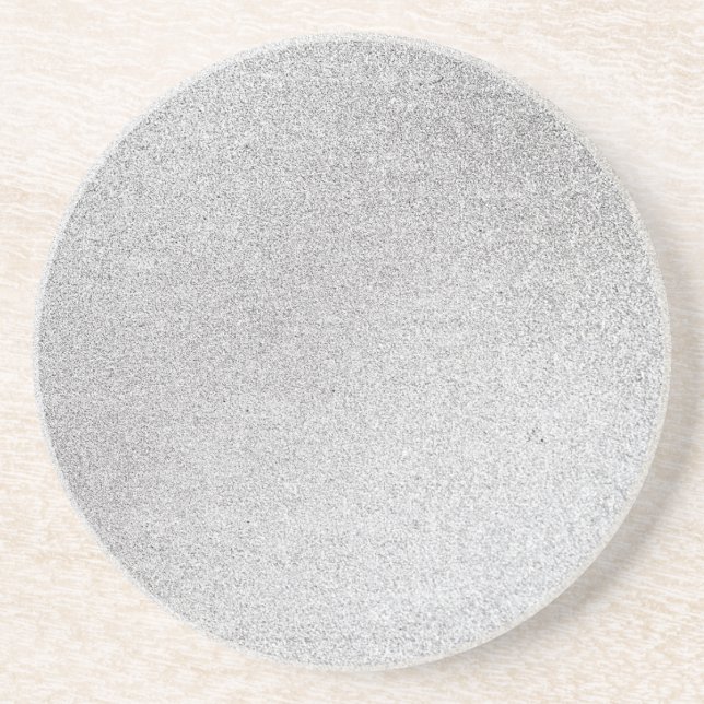 Silver Stone Gary Gold Marble Purple Glitter Coaster (Front)