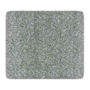 Silver Stone Gary Gold Marble Purple Glitter Cutting Board