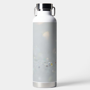 Silver Stone Gary Gold Marble Purple Glitter Water Bottle