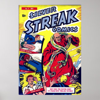 Silver Streak Comics 004 paper8fiche JVJ Poster